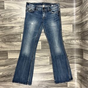 SOLD    Silver Jeans, Frances, Bootcut, 28x33, EUC